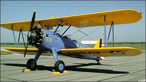 Photo of PT-13 at USAF Museum